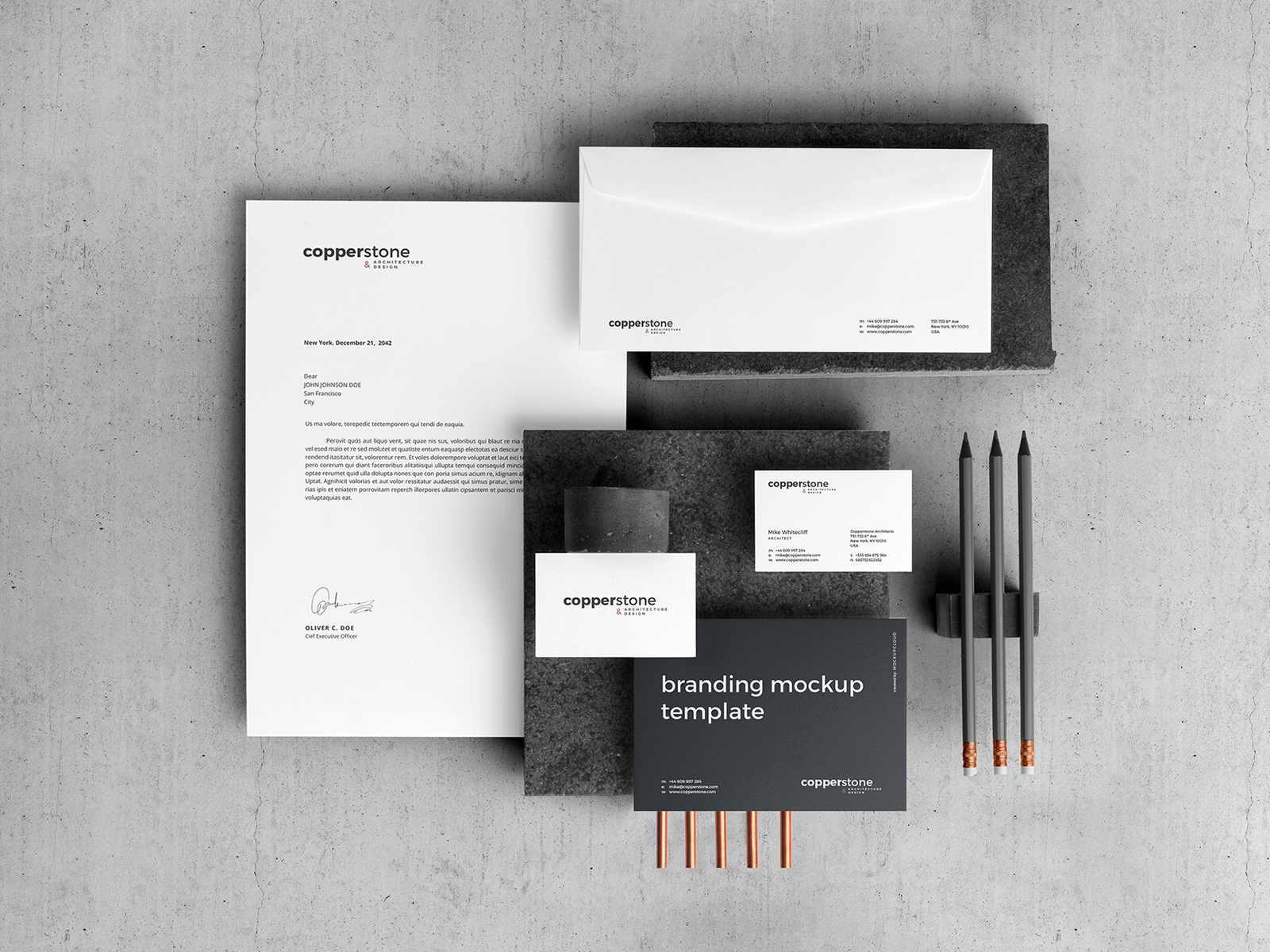 Download Copperstone Branding Mockup Vol 2 By Mockup Cloud On Dribbble