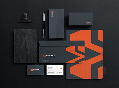 Stationery Branding Mockup black brand branding business card design download essentials free freebie identity letterhead logo mockup mockupcloud presentation psd showcase stationery template