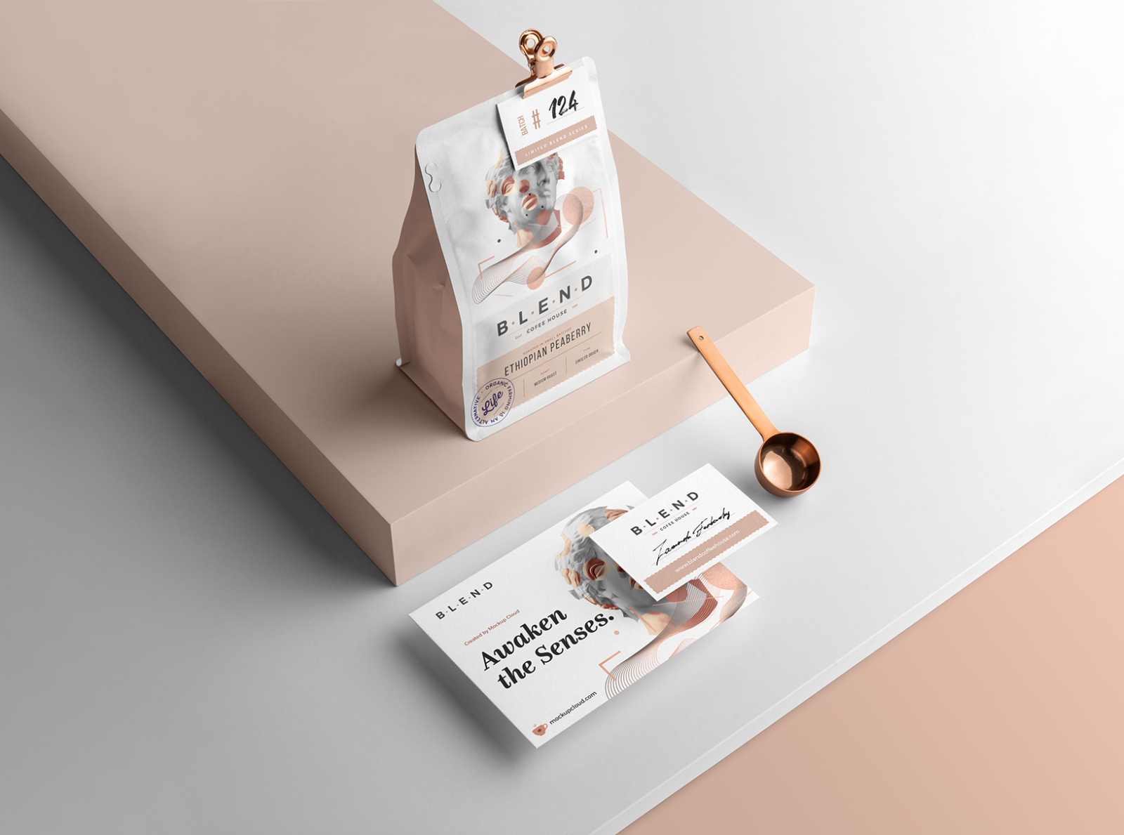 Download Blend Coffeehouse Branding Mockup Kit By Mockup Cloud On Dribbble