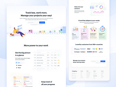 Kissflow Project - Project Management Software Landing Page