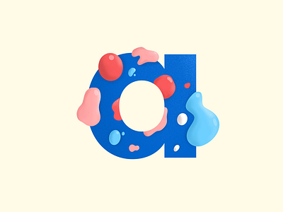 a - #36DaysOfType 36daysoftype a abstract blob organic typography
