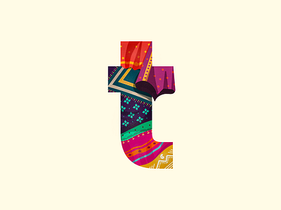 t - #36DaysOfType 36daysoftype ethnic fashion india pattern saree textile traditional