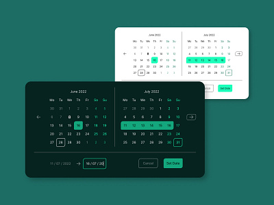 Calendar Concept #2 calendar design ui