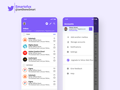 Yahoo Mail Redesign