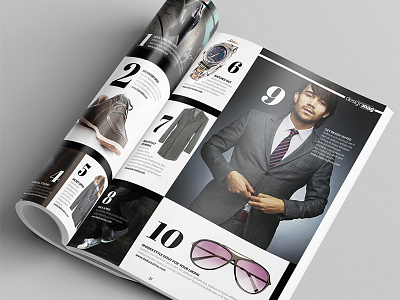 Magazine Template - InDesign 40 Page Layout V6