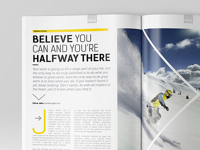 Magazine Template - InDesign 40 Page Layout V8