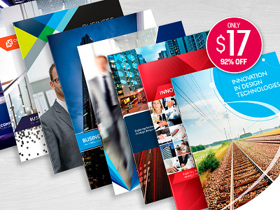 8 Print-Ready InDesign Brochure Templates