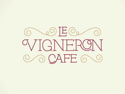Le Vigneron Cafe cafe levigneron logo turin vintage wine