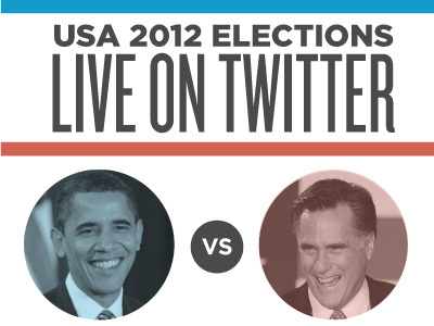 Obama VS Romney Live on Twitter election obama romney twitter vote