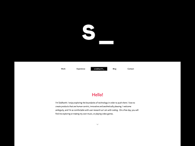 Portfolio - Siddharth Ahuja clean design minimal portfolio projects responsive ui ux web white