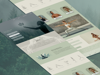 Yoga & Meditation Website landing page design graphic design landin landingpage meditation meditationweb minimal minimalist ui uidesign uidesigner uiux web webdesign yoga yogaweb