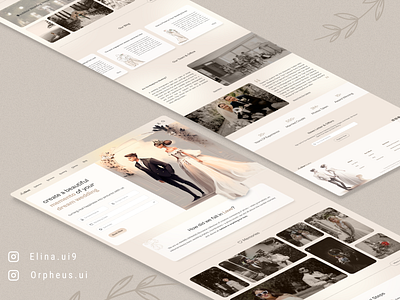 wedding photography website design figma graphic design landingpage modern photography studio photography website ui uiux web web design wedding wedding design wedding photo wedding photo studio wedding photography wedding studio wedding website weddingphotography weddingwebsite