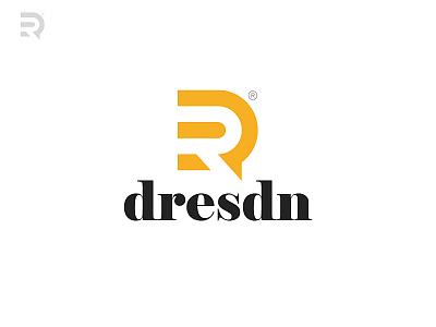 Dresdn logo branding color creative design icon illustration logo logo a day logotype orange typography