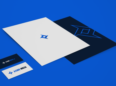 Download Azure Ninja Stationery Concept Mockup By Gregory Buso On Dribbble