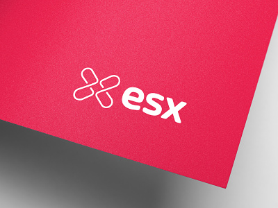 ESX Re-Branding Identity Concept. arrows brand butterfly icon identity infinite logo logotype red
