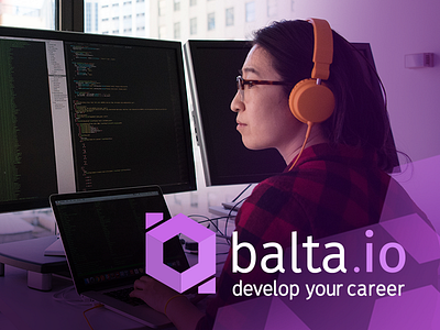 balta.io ® Brand brand developer digital purple school