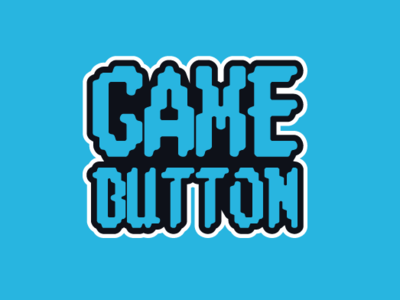 "Game Button" logo concept