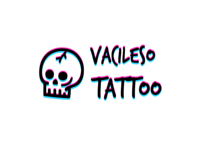 "Vacileso Tattoo" logo concept concept logo logotype skull tattoo tattoo artist