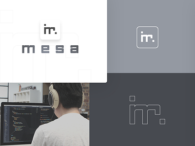M E S A (brand design) brand branding design developer development icon icon app letter m logo logotype ui