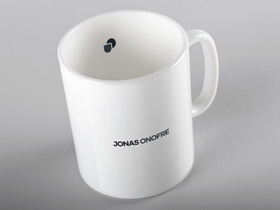 Jonas Onofre - Brand Concept Mug. brand brand identity branding design developer gamer icon logotipo logotype minimalism minimalist logo shield teacher