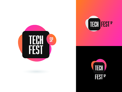 Tech Fest - Logo Concept awwwards brand brand identity branding concept dev developer development event fest google gradient logo microsoft modern tech ted
