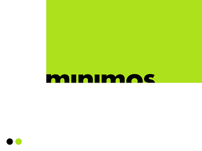 Minimos . Logo Design art branding clean color design digital flat green logo minimalism simple