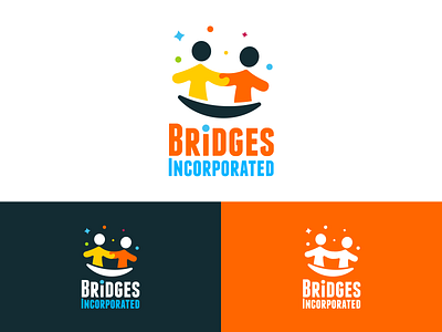 BRIDGES Inc. Logo Design branding graphic design logo minimal