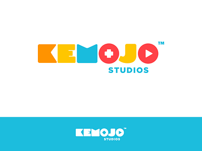 Kemojo Studios Logo branding colorful graphic design logo playful