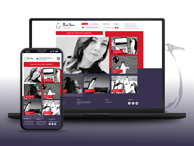 PinGvin - Website advertising agency design figma modern pinguin web design website