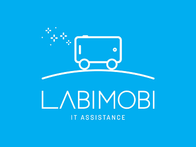 Logo Labimobi assistance design logo mobile