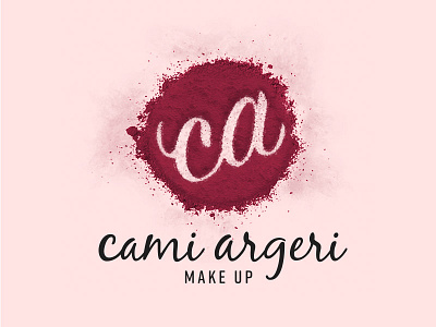 Logo Cami Argeri MakeUp design logo makeup