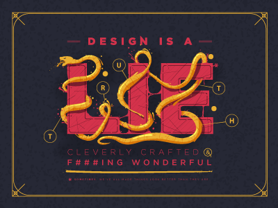 Design is a lie design illustrator rebound shopify