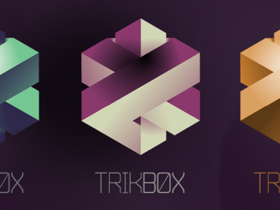 Trikbox branding cube logo