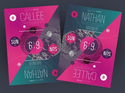 Nathan + Callee poster flip poster
