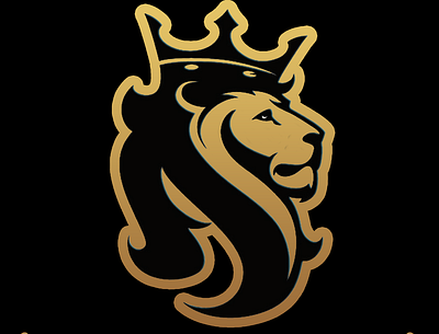 Logo of a King Lion branding brandpromotion design graphic design illustration kinglion logo