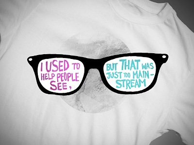 Hipster Glasses glasses hipster mainstream tshirt