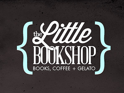 The Little Bookshop book bookshop bookstore branding little logo