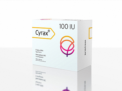 Cyrax logo medicine package pills