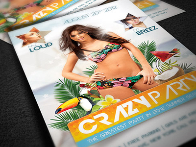 Summer Flyer design flyer photoshop