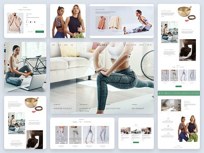 Yoga store e-commerce design app design branding design e commerce hero image shopife slider store ui web website website design