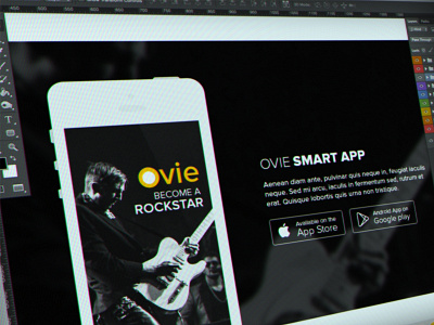 Ovie Website Design app app design app mockup app slider mockup slider web website