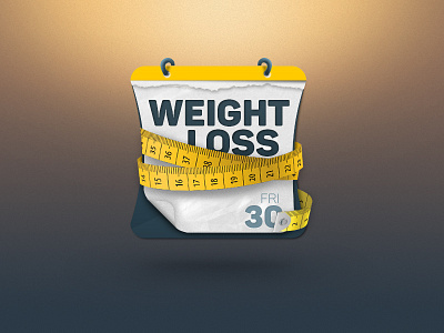 Weight Loss Icon app app design design icon icon design ios ios design ios icon weight weight loss