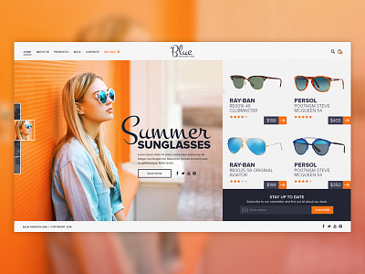 Sunglasses website design design fashion sunglasses ui website website design