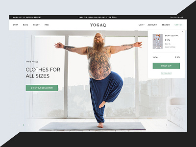 Slider for new Yoga Store