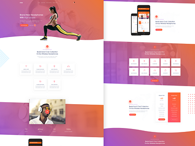 Product Landing Page 2020 design agency clean landing design landing page minimal product product page ui ux webdesign website wordpress