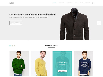 Something New clothes e commerce layout mockup product shop website