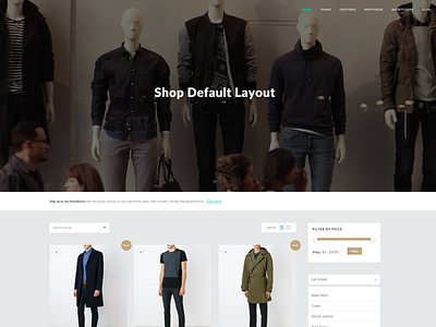 Shop Preview css e commerce envato html minimal premium simple themeforest ui woocommerce