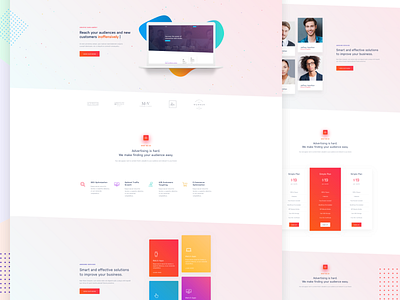 creative agency homepage