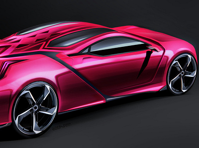 Car Design automotive car design graphic design illustration industrial render