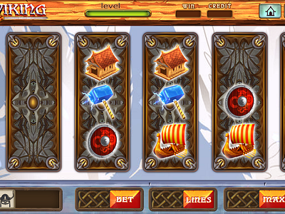 Viking Slot - UI Game Design